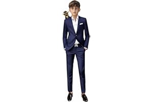 Black n Bianco Signature Boys' Slim Fit Suit Complete Outfit
