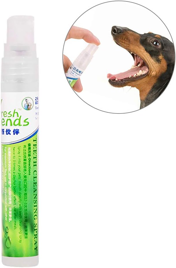 Patgoal 14 ml Pet Oral Spray Mouthwash Breath Freshener Teeth Cleaning for Cats Dogs Dental Healthy