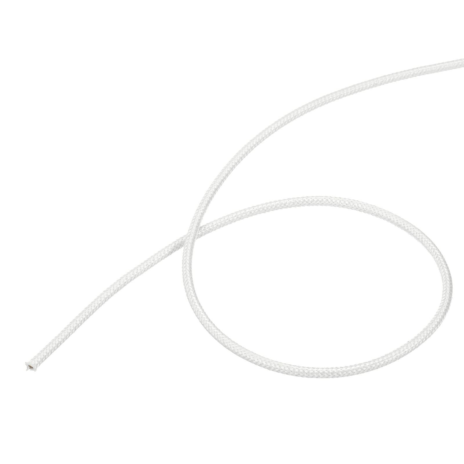 YOKIVE Electronic Wire, 17AWG Insulated Silicone Cable, for Connecting Electrical Devices, Great for Metallurgy, Chemical Industry, Home (White, 26.3 Ft)