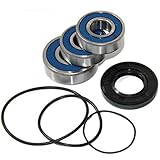 Caltric REAR WHEEL BALL BEARINGS & SEALS KIT Fits YAMAHA XVS1100 XVS-1100 V-STAR 1100 CLASSIC 2000-2009