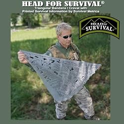 Head for Survival® Triangular Bandana/Cravat with