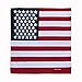 USA Dog Bandana - American Flag Bandana for Dogs 22 X 22 Inches US Colors 100% Cotton