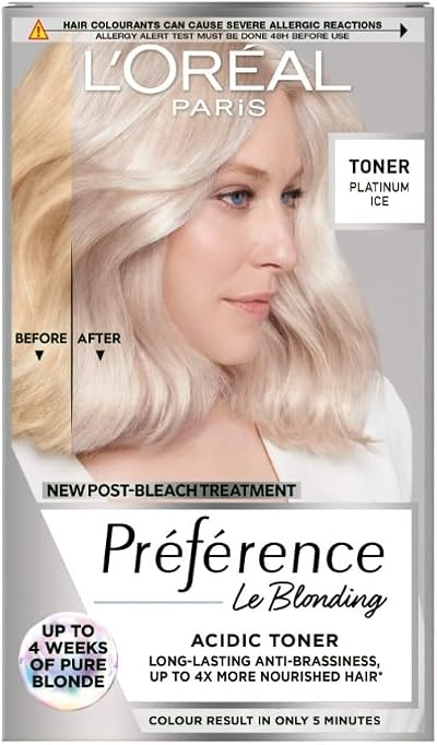 L'Oréal Paris Préférence Le Blonding Acidic Toner Platinum Ice - Ammonia Free