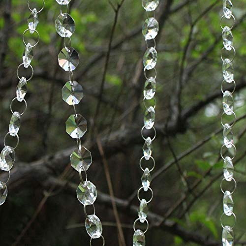 5 Pieces Diamond Hanging Crystal Garland Wedding Strand - 20" Length Each Strand