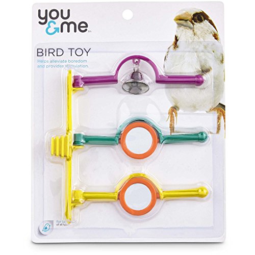 You&Me Spinning Bird Perch Ladder Toy, Medium