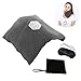 B-Comb Travel Pillow -Travel Neck Pillow Scarf Portable Soft Neck Support Perfect Pillow for Any Sitting Position Airplane Sleep Pillow - Plane Travel Accessory - Memory Foam- Adjustable