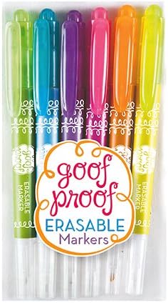 Goof Proof Erasable Markers - Set of 6