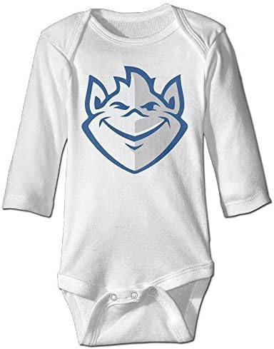 Baby Boys Girls Saint Louis Billikens Logo Long-sleeve Romper Jumpsuit