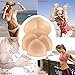 Silicone Bra Pads,SAOYA Lift Breast Inserts Breathable Push Up Sticky Bra Cups for women (4 Pairs-Beige, A/B-Cup)