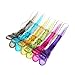 Mokale 6 Pcs Transparent Salon Croc Clips Hair Styling Clips-Sectioning Plastic Alligator Hair Clip DIY Accessories Hairpins-hairgrip for Women and Girls
