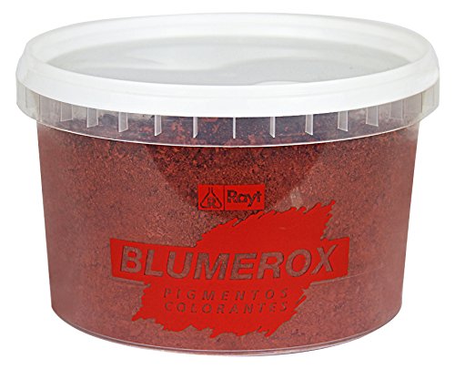Rayt 1182-81 Blumerox Powder for Indoor and Outdoor. Dye for White or Gray Cement, Lime and Plaster. Very high Power. Premium pigments. Color RED 04, 845 g (Pack of 1)