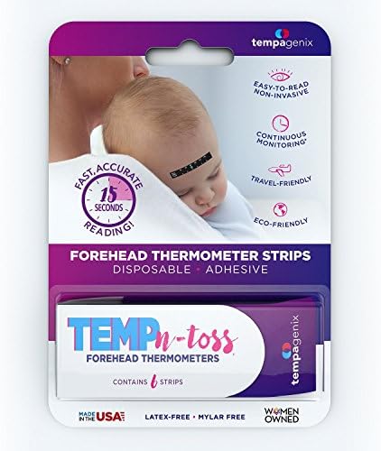 Temp-N-Toss Disposable Forehead Thermometer Strips (3 Pack)