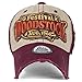 ililily WOODSTOCK August 1969 Vintage Patch Trucker Hat Cotton Baseball Cap , Burgundy
