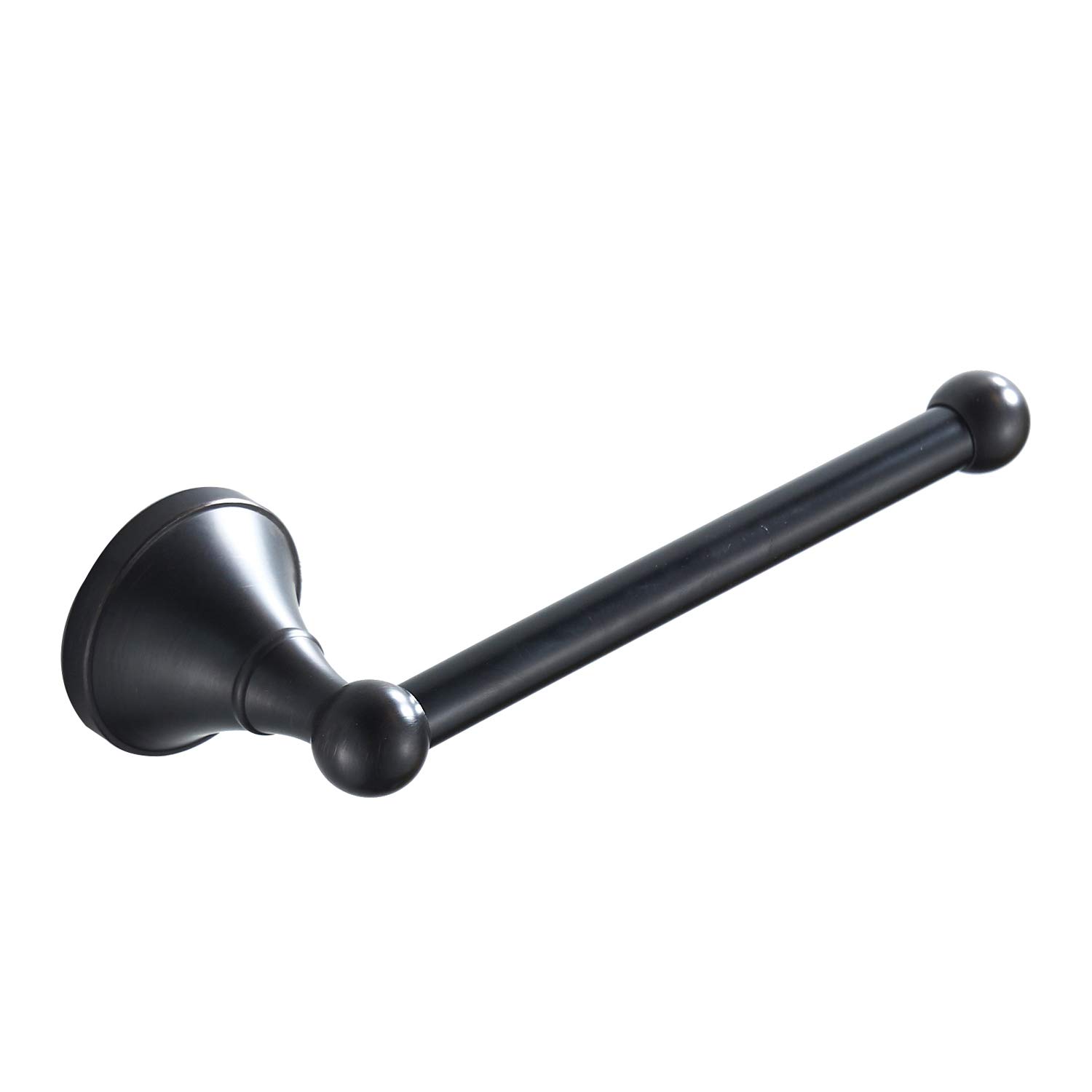 Celbon Brass Toilet Roll Holder Matte Black Antique Bathroom Tissue Roll Bar Wall Mounted Toilet Paper Loo Holder for Bathroom Kitchen