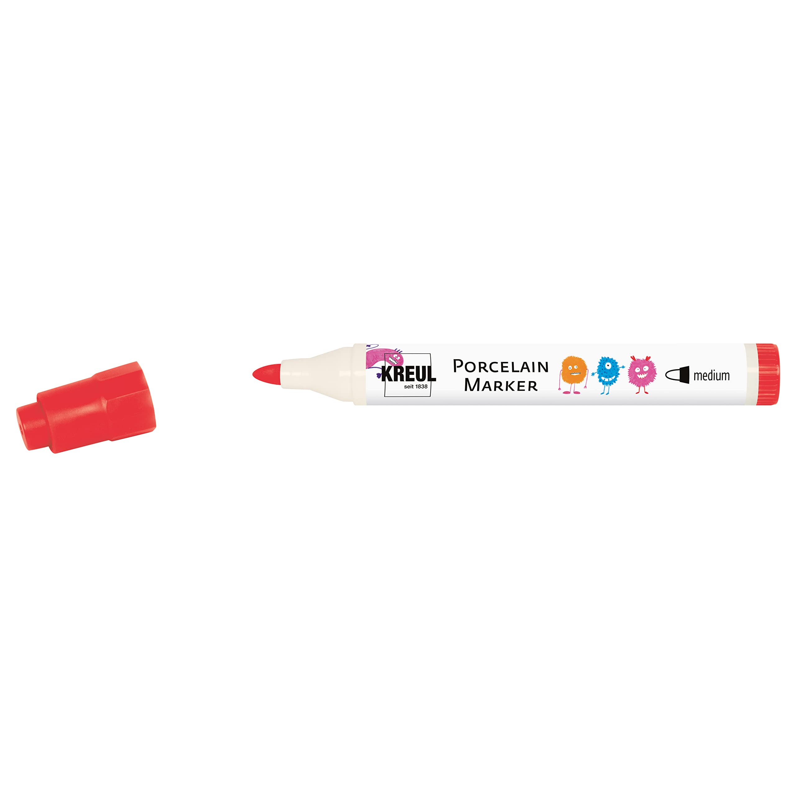 Kreul Hobby Line 16305 Porcelain Easy Pen 1 – 3 mm Cherry Red