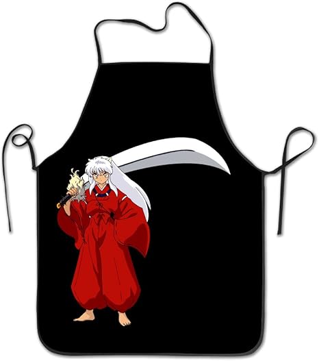 Amazon 面白い犬夜叉a Feudal Fairy Tale Kagome Higurashi料理シェフエプロン One Size ブラック Jeremiah エプロン オンライン通販