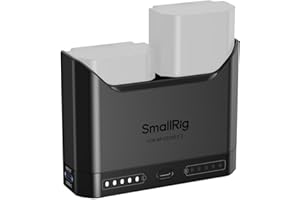 SMALLRIG NP-FZ100 Battery Charger for Sony, 2h Dual Slot Camera Charger with 22.5W USB-C Fast-charging Port,Full Compatible w