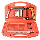 Magic Handsaws Set, DRILLPRO 12pcs/set HSS 12-Inch DIY Multi Purpose Bow Saw for Wood Working, Kitchen, Glass,Tile, Wood, Metal, Plastic