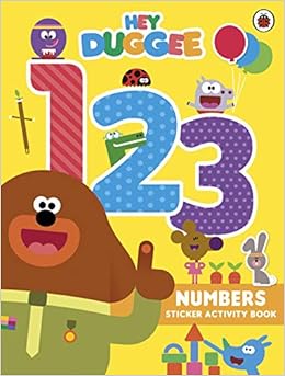 Amazon Com Hey Duggee 123 Numbers Sticker Activity Book 9781405944656 Hey Duggee Books