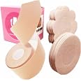 Boob Tape For A-E Cup - Breathable Medical Grade Strapless Push-Up Bra Tape