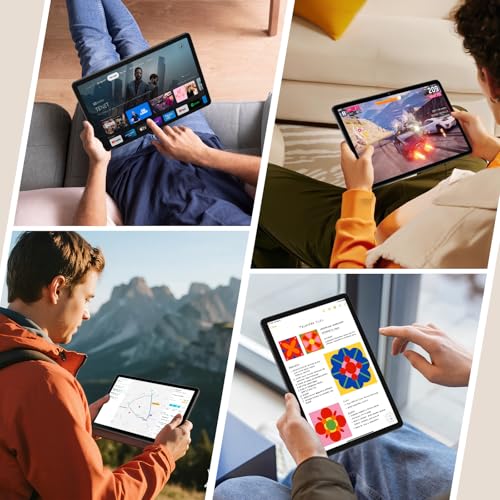 Android 16 Tablet,11 Inch Tablet with 24GB RAM 128GB ROM,Octa-Core T7250 Processor,90Hz Display,8000mAh with Fast Charging & OTG Reverse Charge,Gemini AI Tablets,Smart Camera,4-Year Warranty
