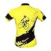 WOSAWE Mens Breathable Cycling Jersey Short Sleeves (Biker Jersey, L)