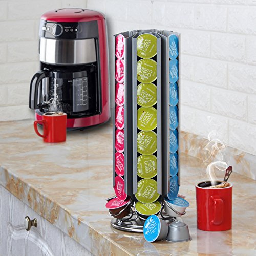 image for Flagship Coffee Pod Holder Rack, Capsule Storage Stand Tower for 48 Po