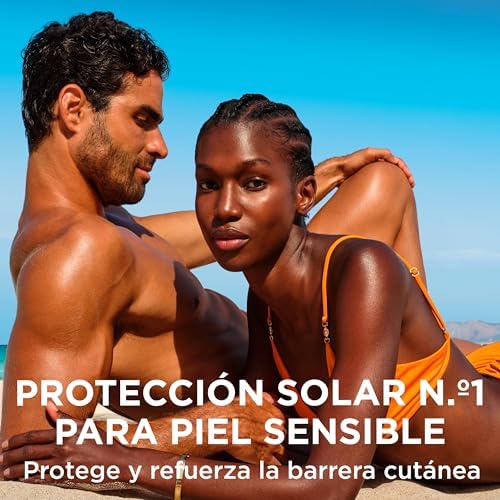 Garnier Delial Sensitive Advanced - Leite Solar para Pele Justa, Sensível e Intolerante ao Sol, Alta Proteção IP50+ - 400 ml