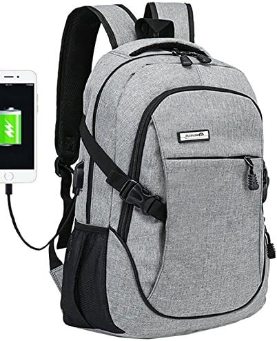Dream ya X-02 A-001 Business Water Resistant Polyester Laptop Backpack, Grey