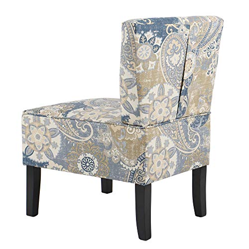 THKSBOUGHT Accent Chair Armless Living Room Bedroom Cloth Art Single Person Recreational Chair - Thumbnail 5