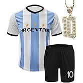 NITAFOX Soccer Jerseys for Kids Boys & Sports Fan Jerseys, Youth Futbol Training Shirt, 2-14 Years, Child Soccer Uniform