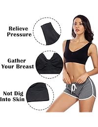 Sujetadores deportivos para mujer con cierre frontal de alto impacto, espalda cruzada inalámbrica, entrenamiento, gimnasio, ropa activa, acolchado, sujetador de yoga