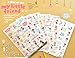 6 Sheets Decorative Scrapbooking Craft Sticker, Marrywindix Tech Diary Album Sticker Adhesive