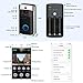 Video Doorbell Camera (Upgraded) with Ring Chime (All in One),Wi-Fi with PIR Motion Detection,Waterproof,Wide Angle,Night Vision,Real-Time Notification,Two-Way Talk,32GB SD Card,3 Batteries, USB Cable