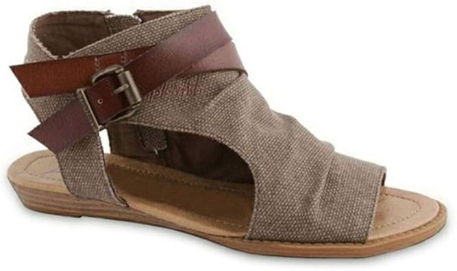 canvas gladiator sandals