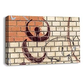 Canvas Wall Art for Living Room,Bedroom Home Artwork Paintings Creative Graffiti Ready to Hang - 12x18 inches