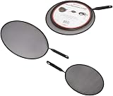 2PC Splatter Screen Guard Set for Frying Pans 24-28cm Black view 4