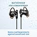 Charmast Bluetooth in Ear Headphones Wireless Earphones Magnetic Earbubs IPX7 Waterproof Noise-Cancelling Sports APTX for Running Exercise Gym (cm-7 Pro Blackout)