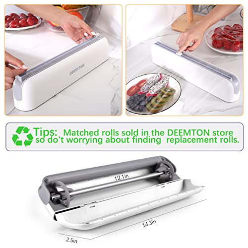 Plastic Wrap Dispenser with Cutter,Plastic Food Wrap Dispenser with