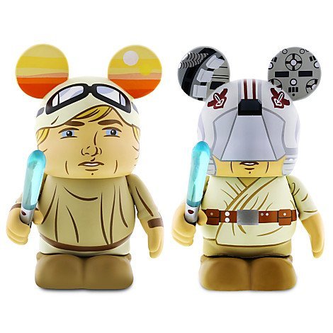 Disney Vinylmation Star Wars Eachez Luke Skywalker: NON VARIANT 9/10 & Tatooine VARIANT 1/10