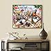 5D Diamond Painting Kits for Adults,Dog Full Drill Diamond Art by Number Embroidery Cross Stitch Kits DIY Canvas Painting Rhinestones Diamond Pictures Craft for Home Wall Décor, Kids