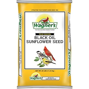 Wagner's 76027 Black Oil Sunflower, 25-Pound Bag
