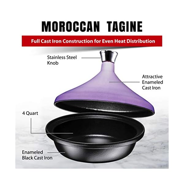 Bruntmor Cruset Tangine/All Clad Tagin For Tajine Dish All Clad 4Quart