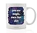 You Are Magic. Own That Shit Quote Mug Badass Slay Amazing Gorgeous Woman Birthday Christmas Gift Idea for Women Friend Mom Coworker Niece Daughter Soul Sister Bestie 11oz Coffee Cup Digibuddha DM0277