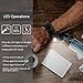 LeMotech 21 in 1 Adjustable Paracord Survival Bracelet, Tactical Emergency Gear Kit Includes SOS LED Flashlight, Bigger Compass, Thermometer, Rescue Whistle and Fire Starter - Outdoor Hiking Camping