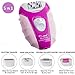 Women Epilator Rechargable 5 in 1 Bikini Trimmer Cordless Ladies Electric Shaver Hair Removal Tool with Feet Callus