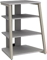 FITUEYES Hifi Stand 4-Tier Wood Shelves Adjustable Load 50KG view 4