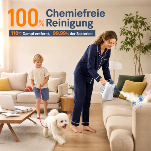 Traumheim Steam Cleaner 3 Bars 230°F Chemical Free for Gaskets and Lime
