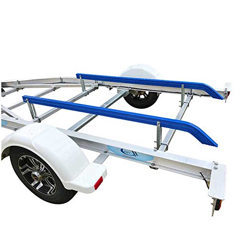 Roxom 5 Foot Boat Trailer Bunks with 45 Degree Bends. Ribbed Plastic