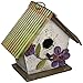 Carson Home Accents Floral White Birdhouse